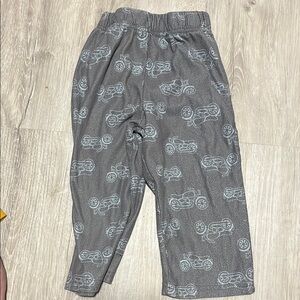 Gray Pants with Car Print